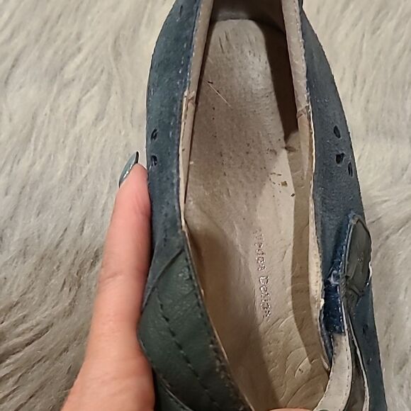 Jambu womens teal velcro side Mary Jane with heel size 8.5 - Picture 11 of 13